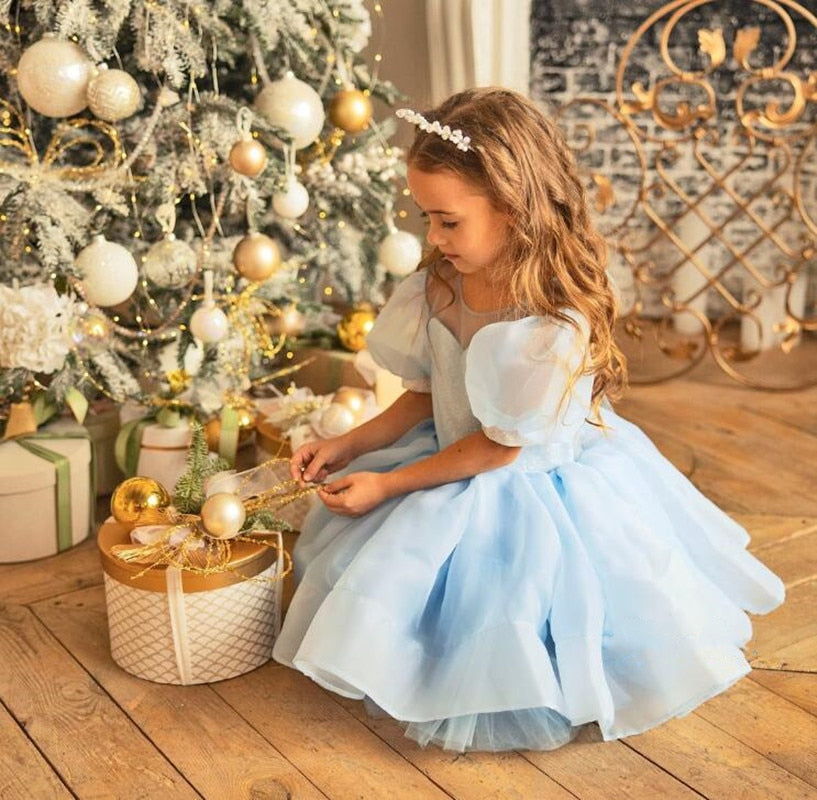 Baby/Kid Girl Fluffy Layers Tulle Princess Birthday Dress childrensterritory