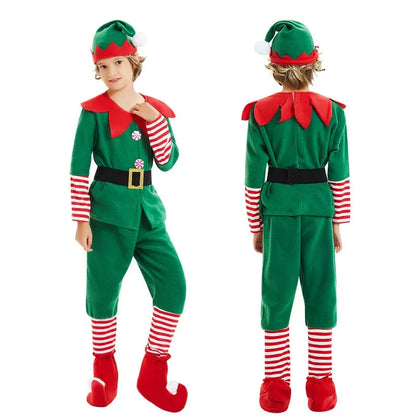 Designer Family Matching Christmas Elf Costumes childrensterritory