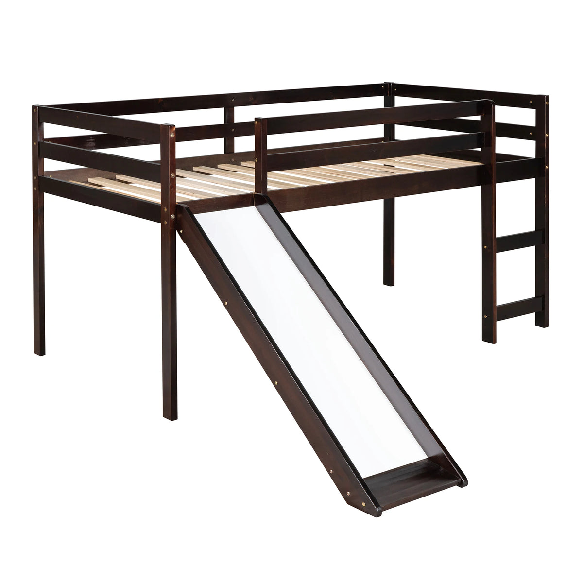 Multi-functional Twin-size Bed with Slide and Storage childrensterritory