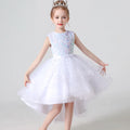 Sequin Lace Design Girls Fluffy Wedding/Party Dresses childrensterritory