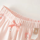 Children's Girl's Cartoon Print Casual Cotton Pajamas Suit childrensterritory