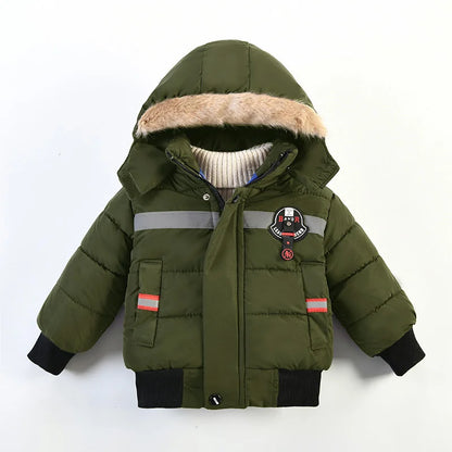 Baby Boys &amp; Girls Warm Casual Hooded Jacket