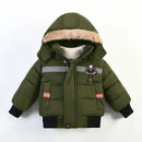 Baby Boys & Girls Warm Casual Hooded Jacket