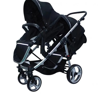 Shock Absorber Foldable Twins Baby Carriage Stroller childrensterritory