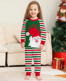 Santa Claus Striped Xmas Sleepwear For Whole Family