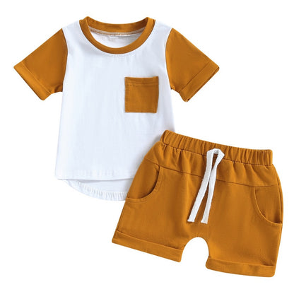 Baby Boys Short Sleeve Tops and Shorts Set for Summer childrensterritory