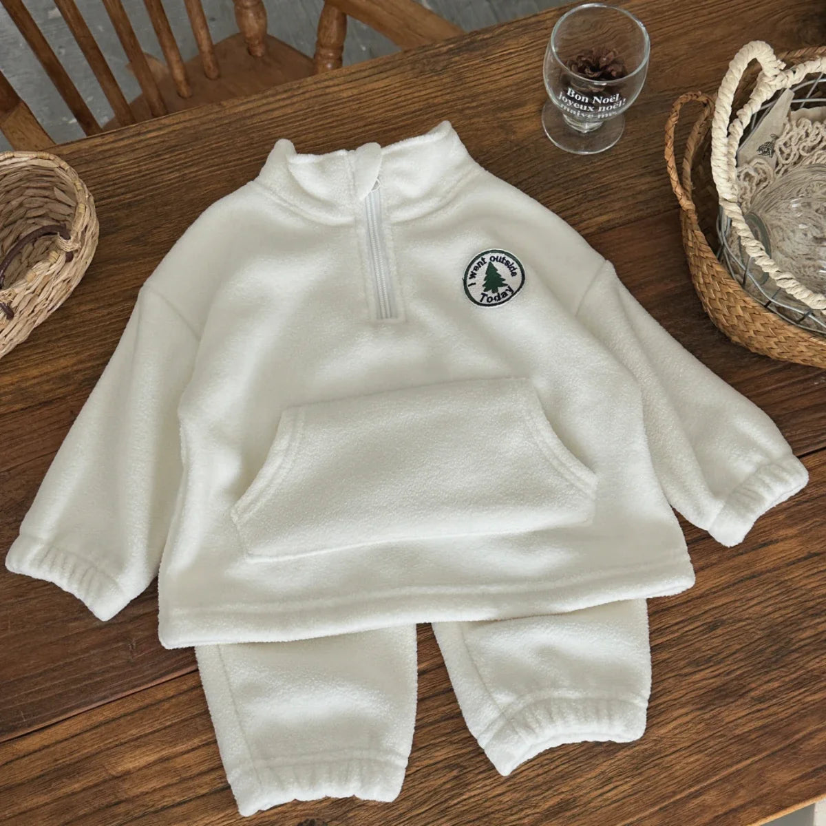 Kids' Long-Sleeved Winter Clothing Set