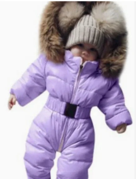 Baby Boy/Girl Warm Thick Hooded Snowsuit/Outerwear