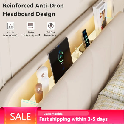 Smart Design Luxury Kids Comfort Bed Frame