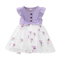 Little Girls Butterfly Ruffle Tulle Party Dresses childrensterritory