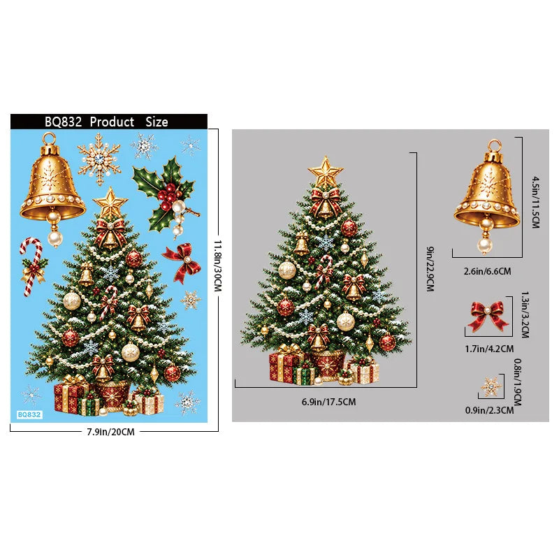 Kids Room Wall Decals for Christmas and New Year Decor