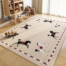 Cartoon Print Stain Resistant Anti Slip Kids Room Carpet childrensterritory