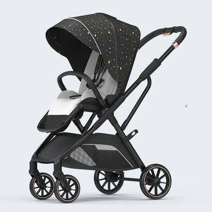 Four-wheeled High-view Portable Baby Stroller childrensterritory