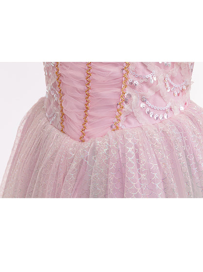Half-Sleeves Sequined Design Party Outfits For Girls childrensterritory