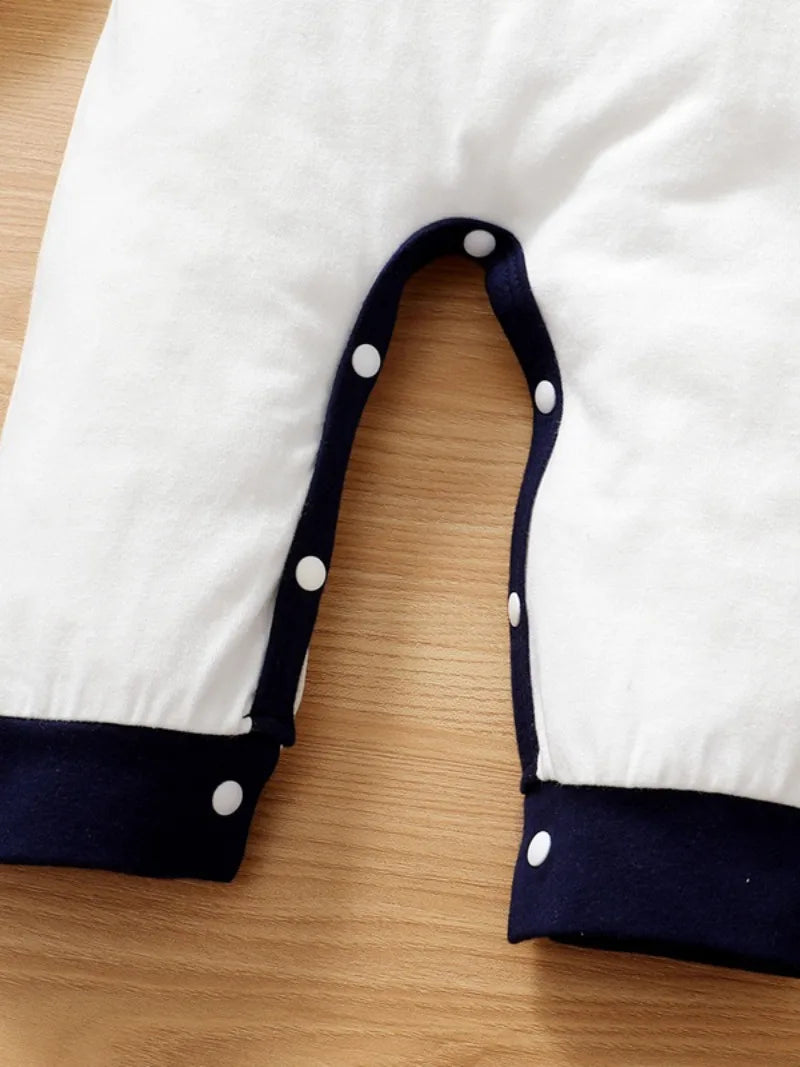 Short Sleeve Printed Baby Boy Romper