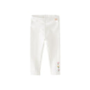 Cute Floral Print Little Girls' Casual Cotton Tight Pants childrensterritory