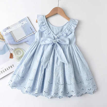 Kids Girls Floral Design Summer Princess Dresses childrensterritory