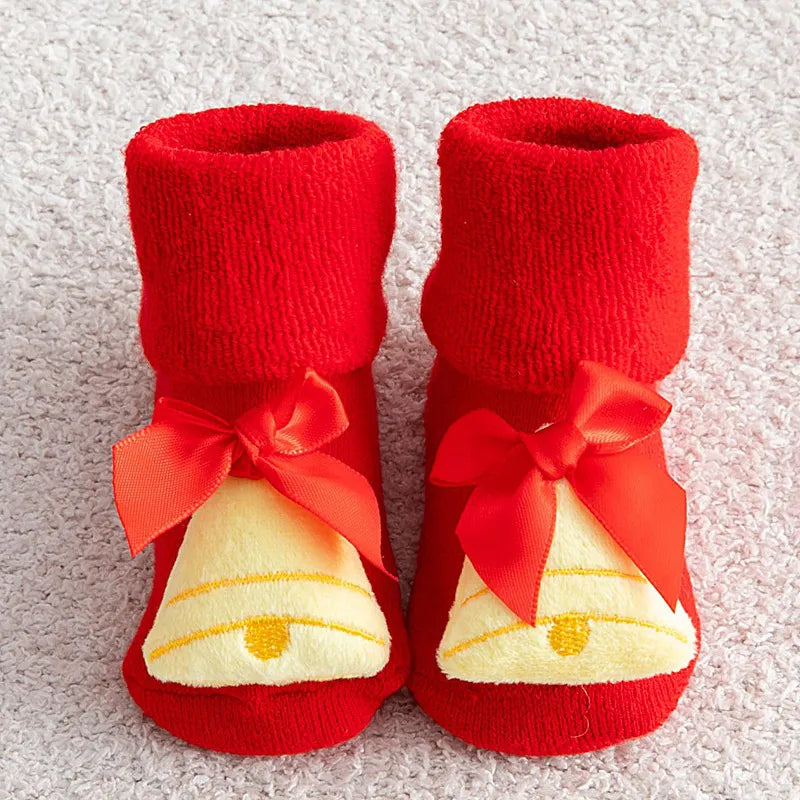 Baby Non-slip Printed Soft Christmas Socks childrensterritory
