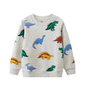 Kids Girls Cartoon Applique Warm Sweatshirts childrensterritory