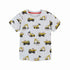 Little Boys Cartoon Excavator Pattern Cotton T-Shirts childrensterritory