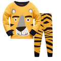 Kids Boys Cartoon Excavator Print Pyjamas Sets childrensterritory