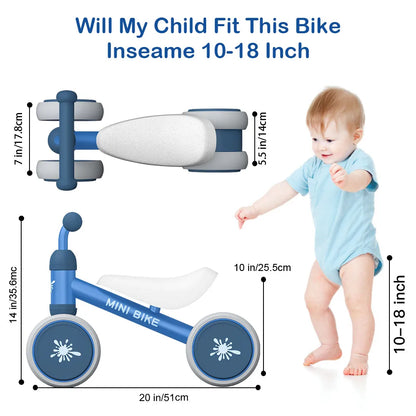 Baby Balance Bike Ride-On Toys without Pedal