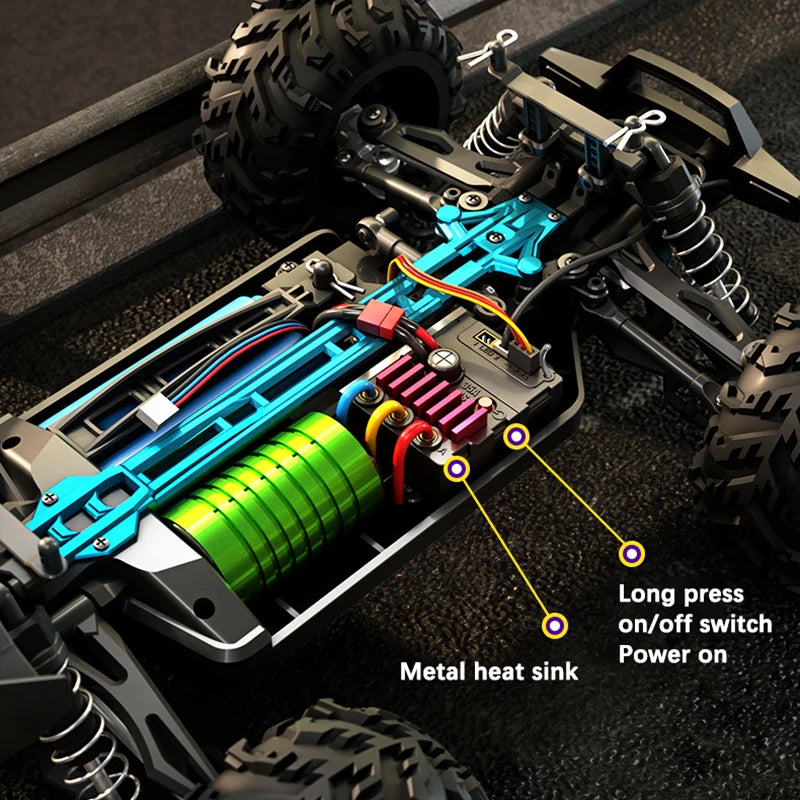 Off-Road Drift Simulation 4WD Rc Cars with LED childrensterritory