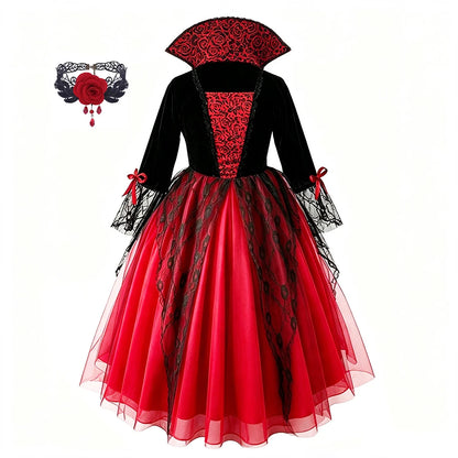 Ghost Bride Kids Girls Costume For Purim Halloween Party