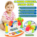 Baby Rotating Music Piano Keyboard Educational Toys childrensterritory