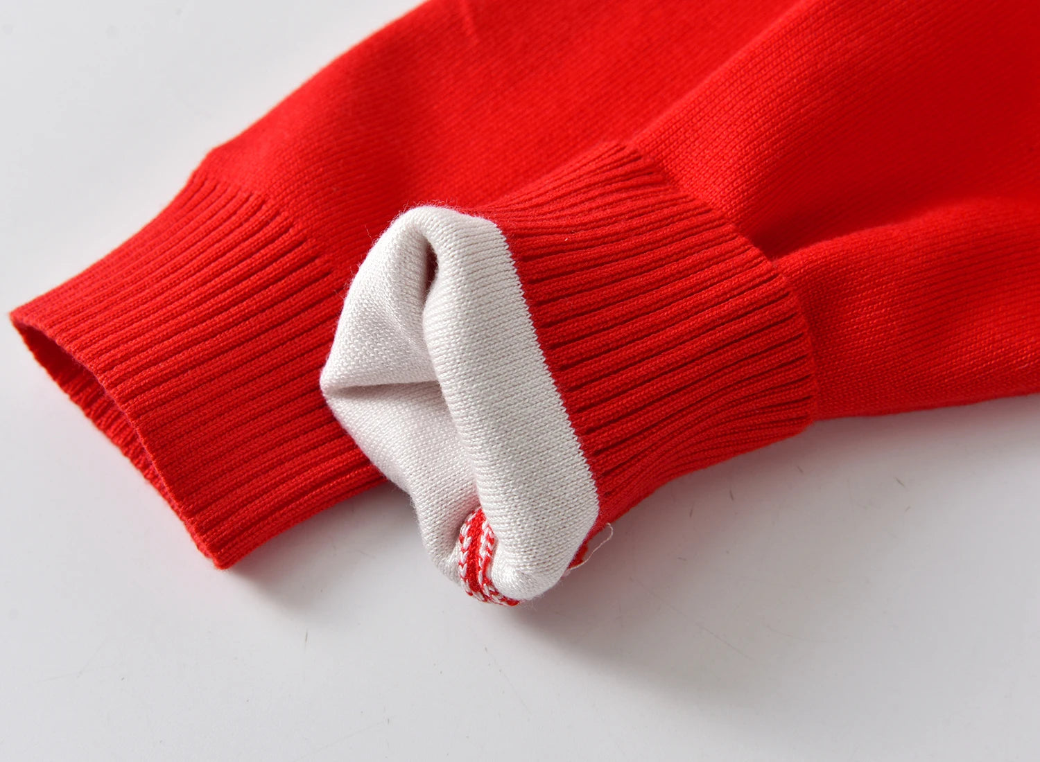 Kids' Long-Sleeved Cartoon Print Winter Sweater