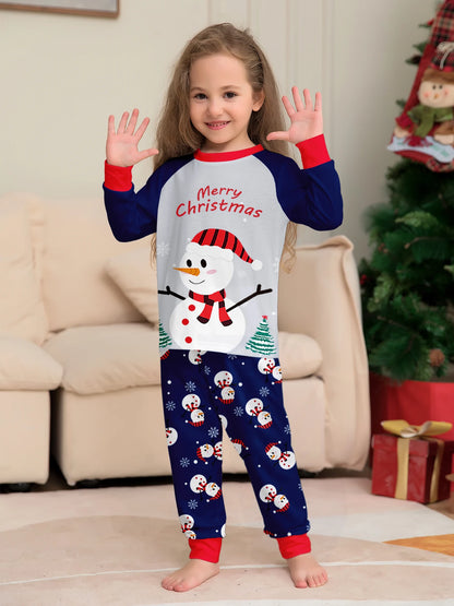 Long Sleeves Christmas Print Family Matching Clothing Set