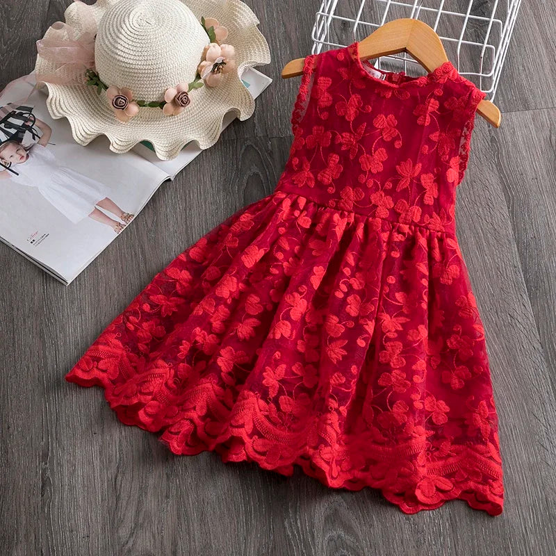 Kids Girls Sequin Rainbow Prom/Birthday Princess Dresses childrensterritory