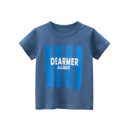 Graffiti Print Kids Boys Girls Summer Cotton T-Shirt Top childrensterritory