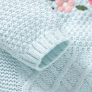 Baby Kids Flower Embroidery Design Winter Bodysuit childrensterritory