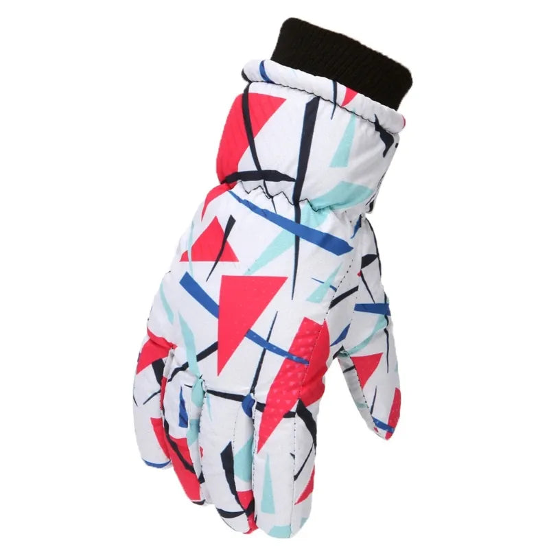 Non-slip Thicken Warm Waterproof Kids Ski Gloves childrensterritory