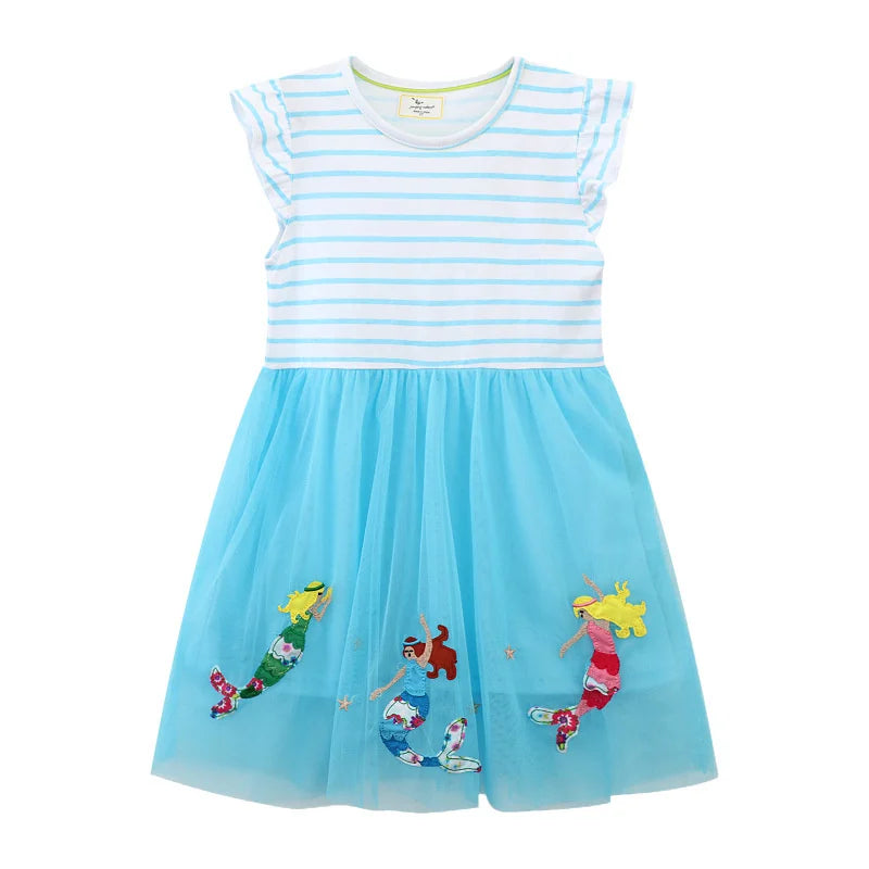Short Sleeves Girls Cute princess Dresses childrensterritory