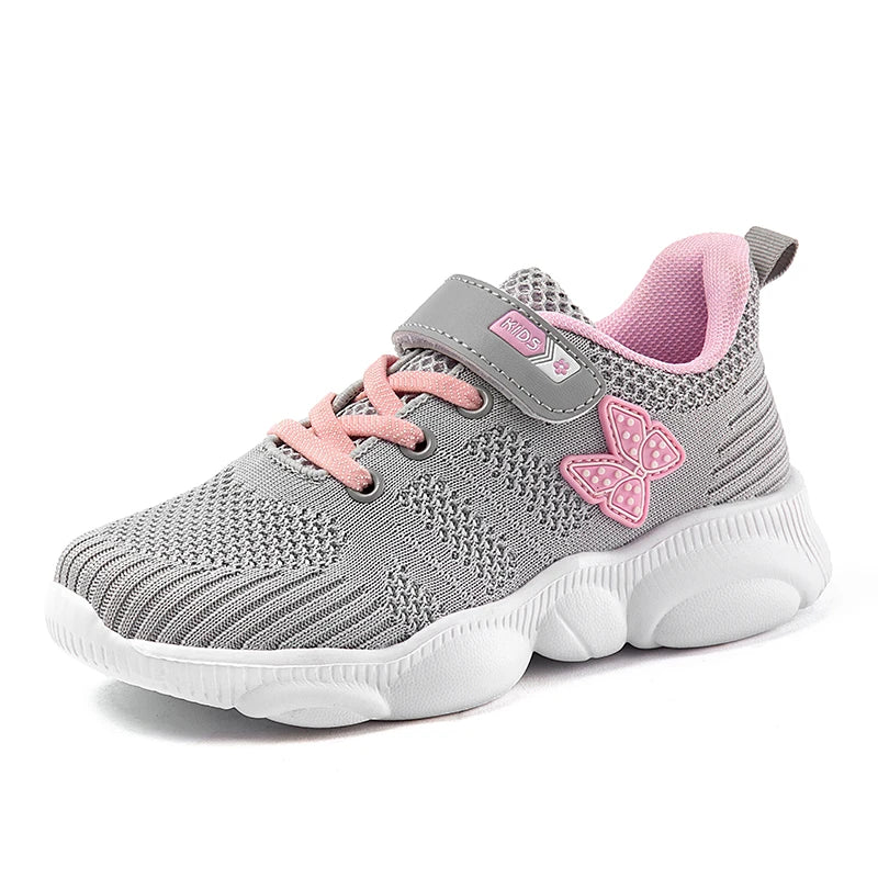 Kids Girls Classic Breathable Mesh Running Sneakers childrensterritory
