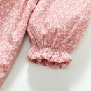 Kids Girls Floral Autumn Spring Casual Frocks childrensterritory