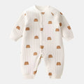 Baby Kids Cartoon Design Casual Warm Bodysuit childrensterritory