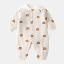 Baby Kids Cartoon Design Casual Warm Bodysuit childrensterritory