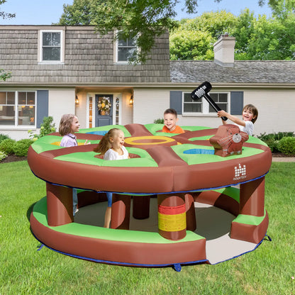 Kids Inflatable Whack-a-Mole Themed Game with 480W Blower childrensterritory