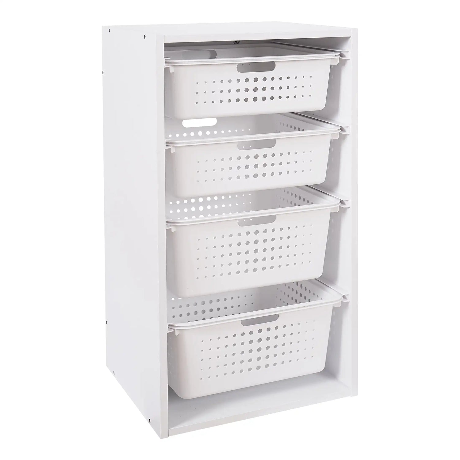 Sliding Bin Organizer with 4 Storage Bins for Kids Room childrensterritory
