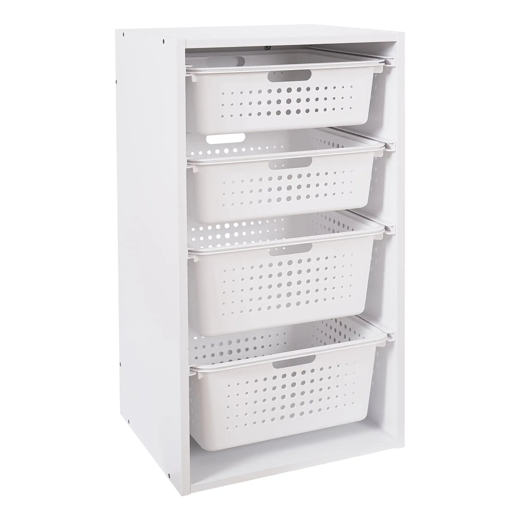 Sliding Bin Organizer with 4 Storage Bins for Kids Room childrensterritory