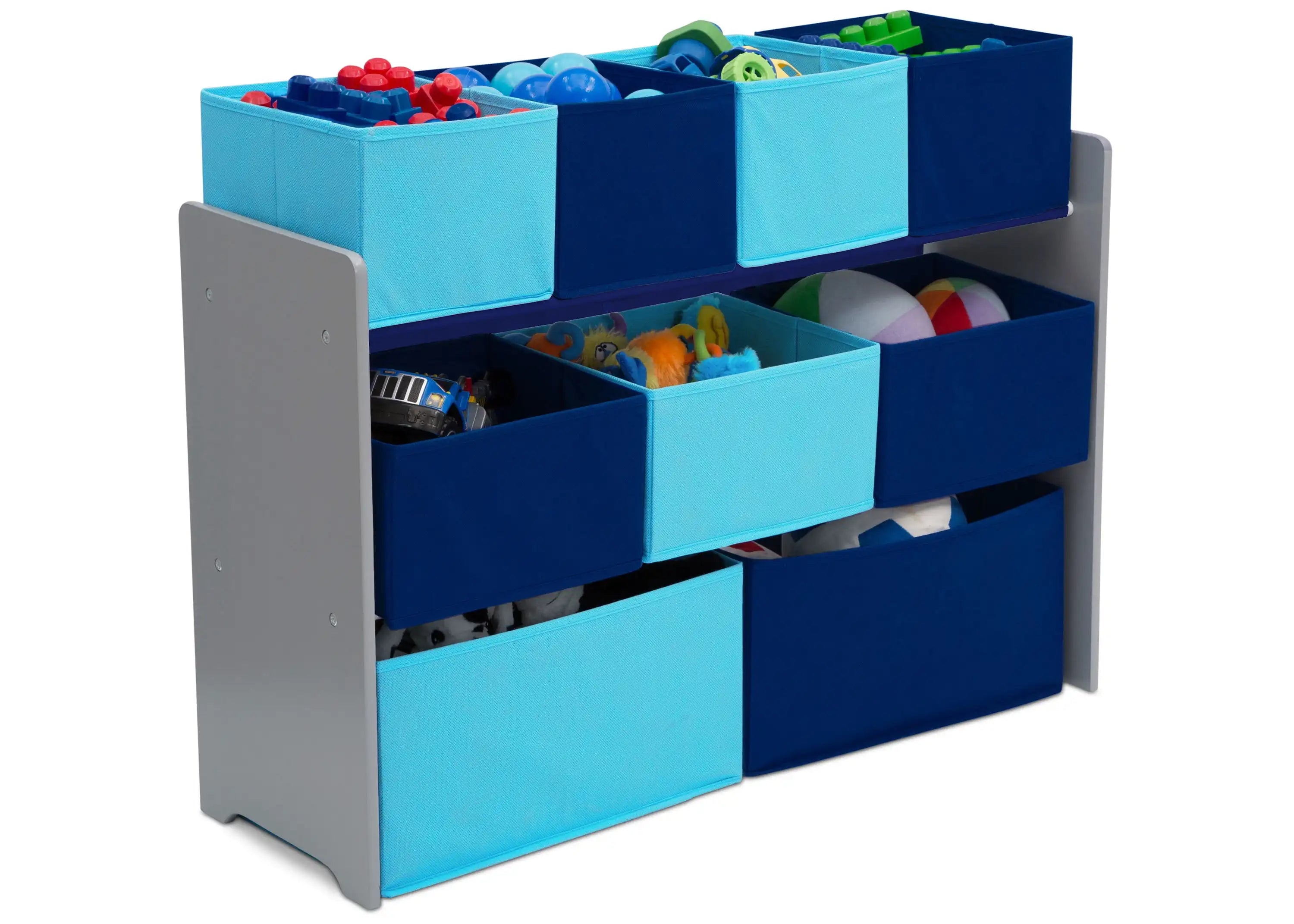Kids Multi-Bin Toy Organizer with Storage Bins
