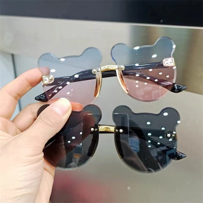 Kids Bear Shape Anti-glare Sun Glasses for Girls Boys childrensterritory