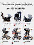 Luxury 3-in-1 High Landscape Baby Pushchair childrensterritory