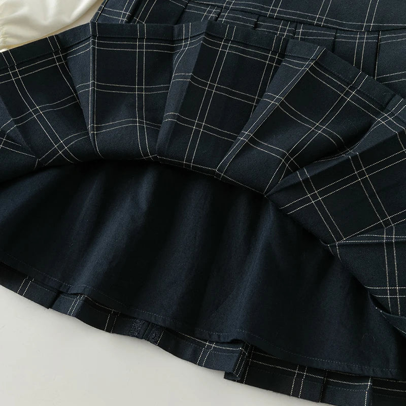 Cute Academic-Style Kids Girls Autumn Princess Dress