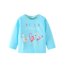 Full-Sleeve Animal Print Cotton T-Shirts For Girls childrensterritory