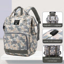 Multifunctional Baby Diaper Backpack With USB Port childrensterritory