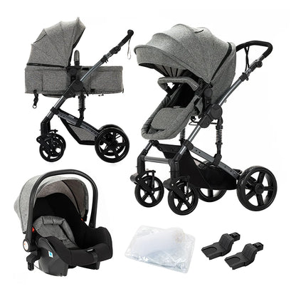 3 in 1 Lightweight and Foldable Baby Stroller